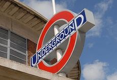 London Tube sign