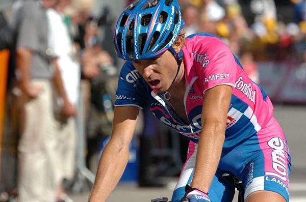 Damiano Cunego (Lampre) after a tough day