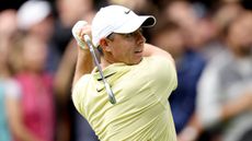 Rory McIlroy takes a shot in the final round of the BMW PGA Championship