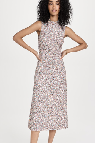 Fernande Print Sleeveless Dress