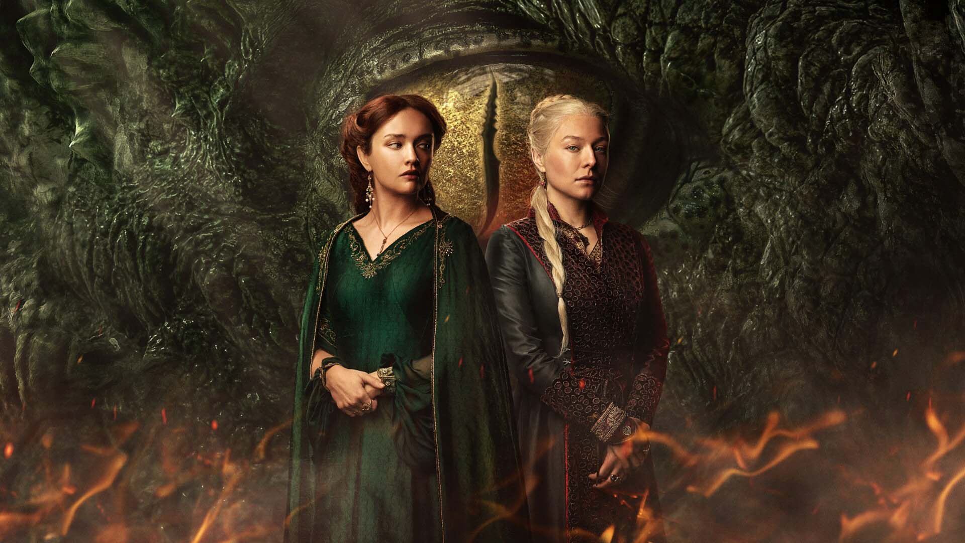 Olivia Cooke und Emma D'Arcy in House of the Dragon
