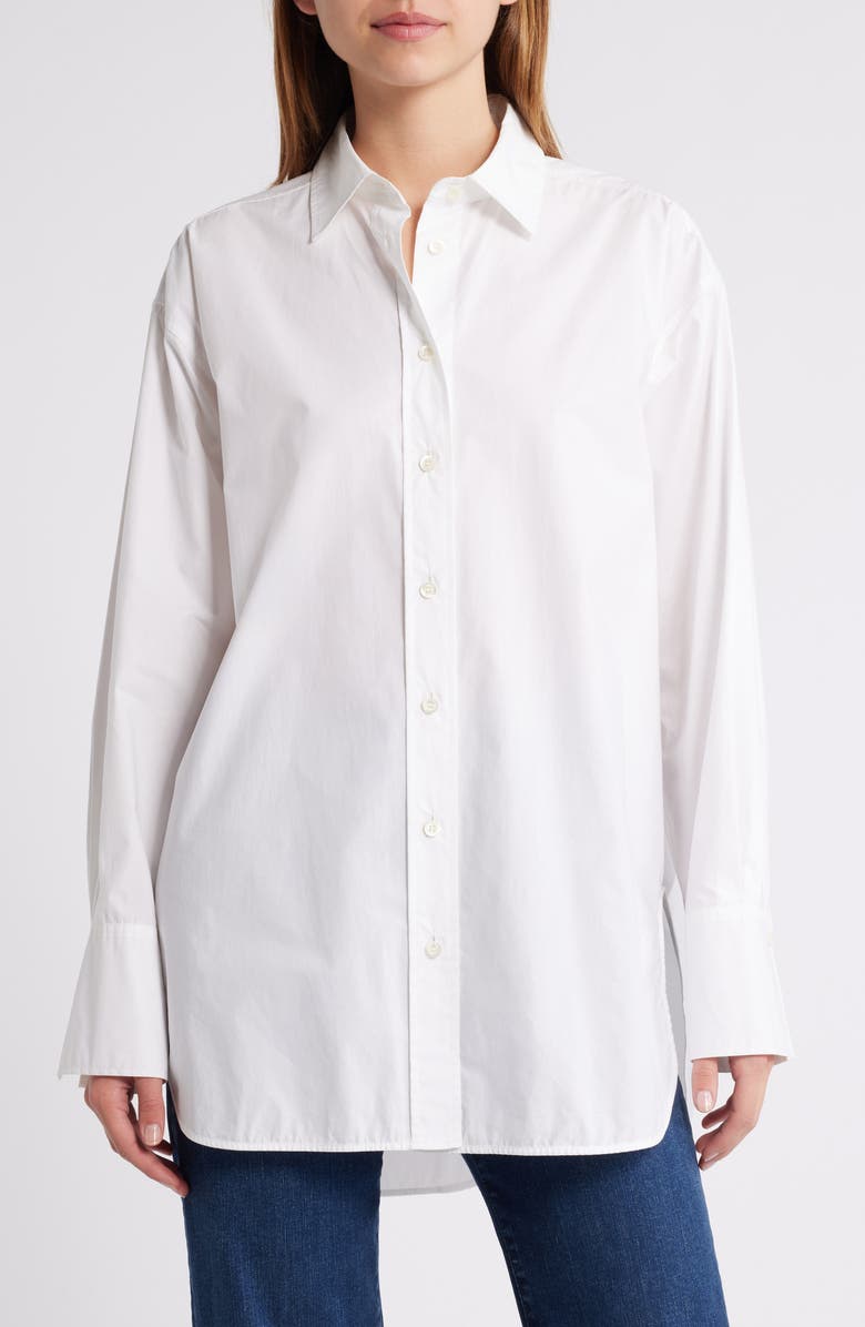 The Oversize Cotton Button-Up Shirt