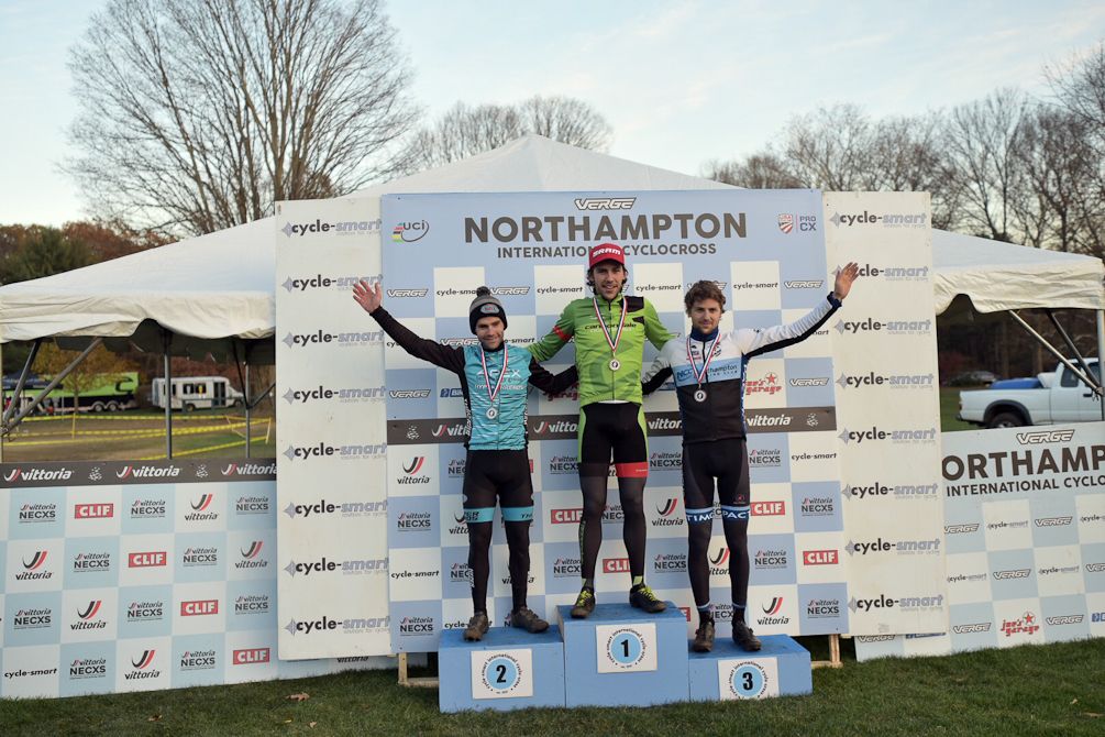 The day 2 podium in Northampton