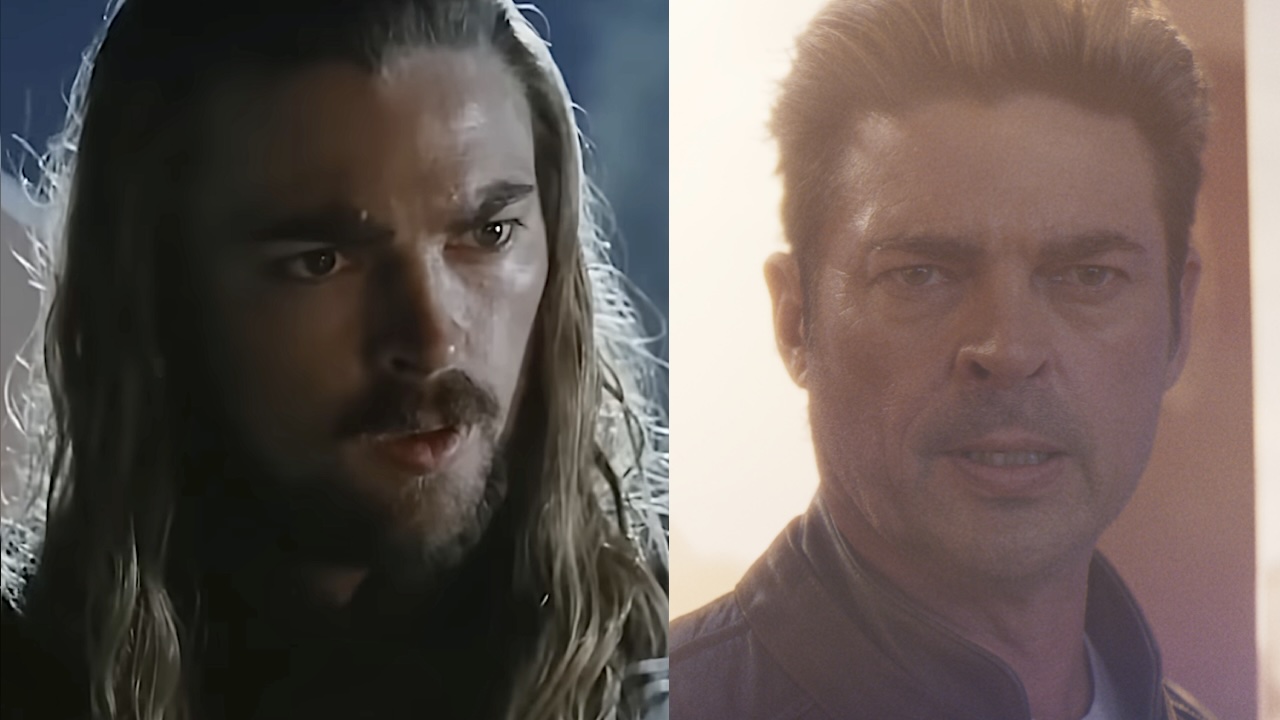 Side by side: Eomen in Lord of the Rings: The Two Towers, Johnny Cage in Mortal Kombat II