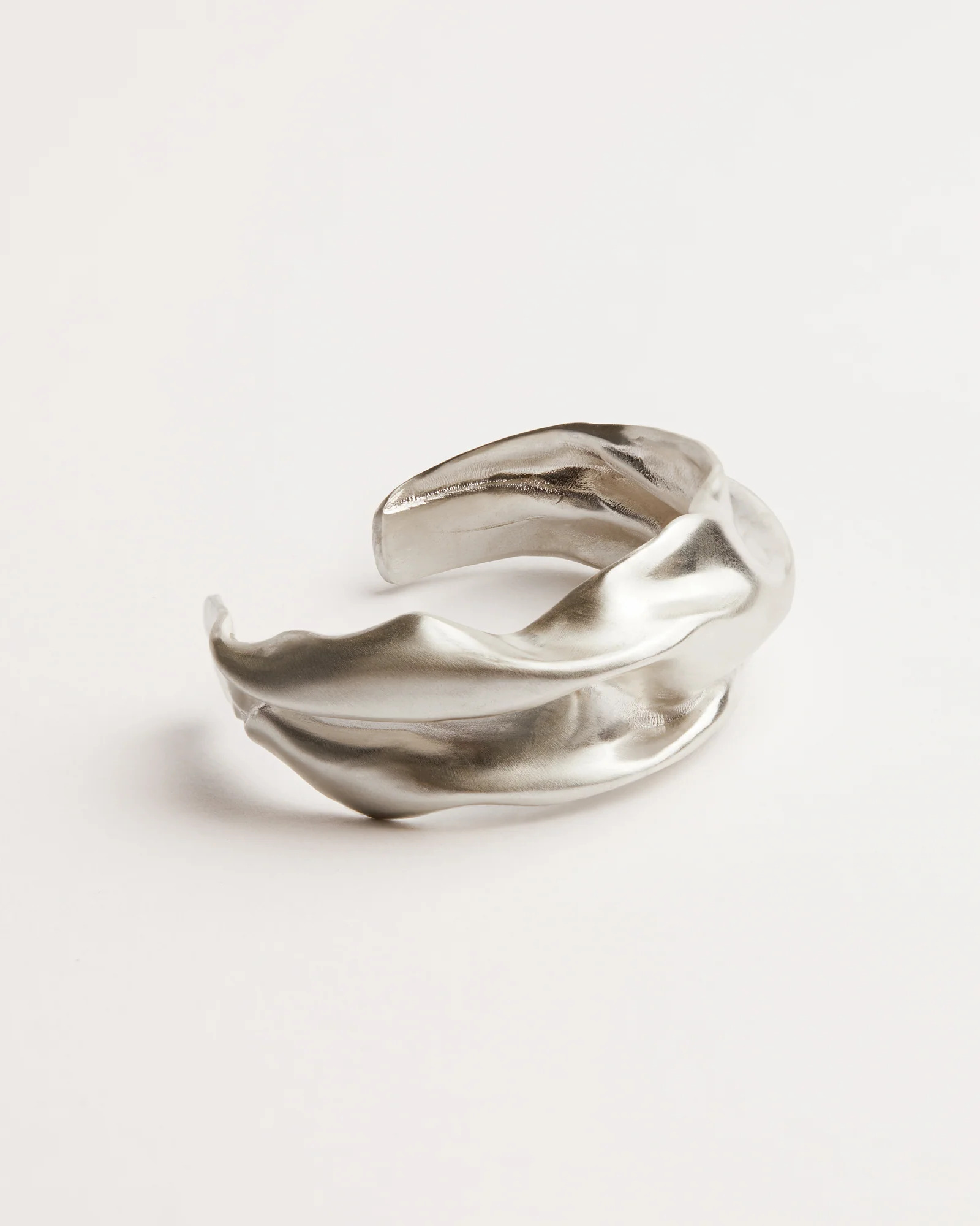 Silver cuff bracelet