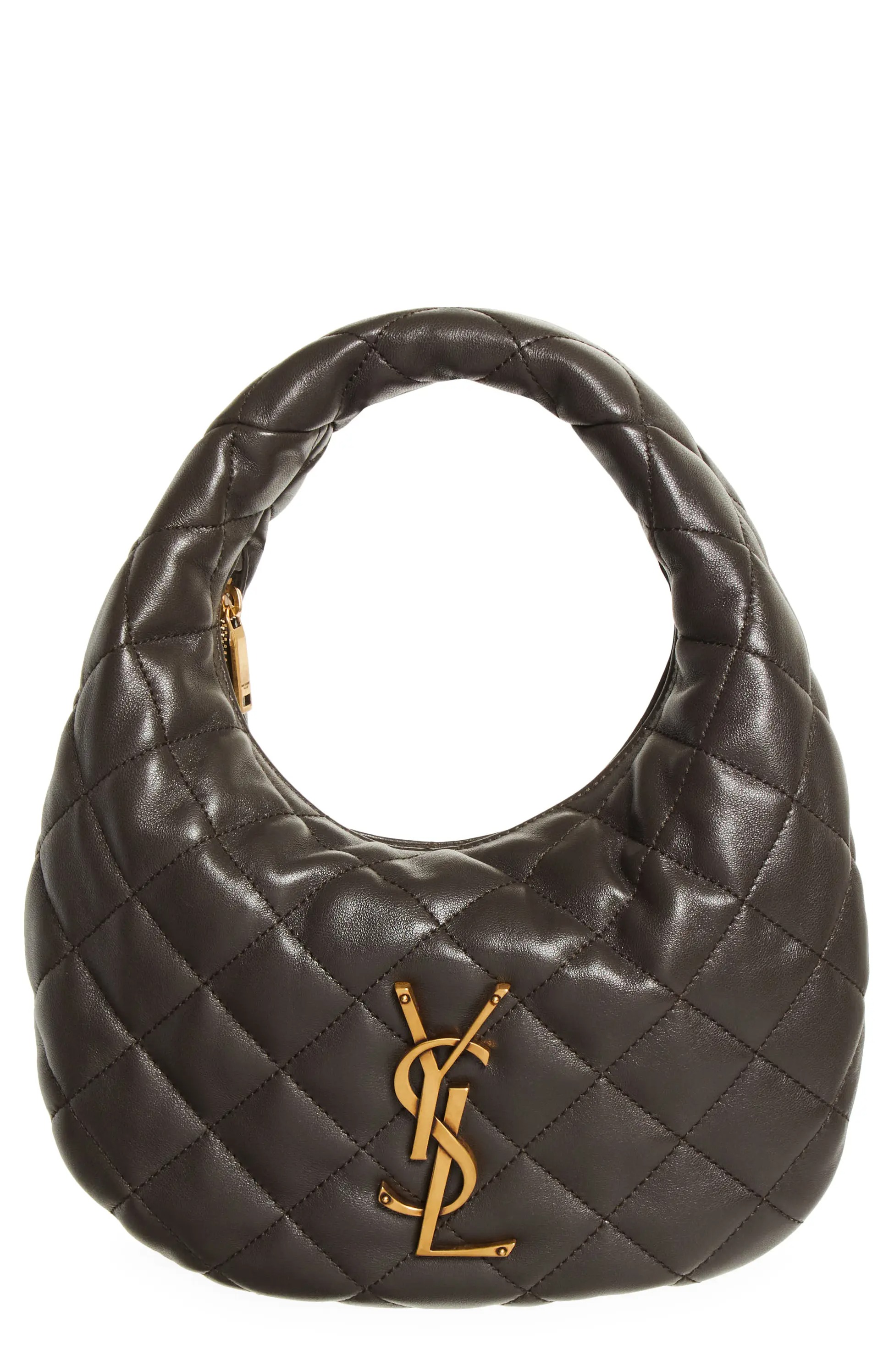 Saint Laurent, Baby Icare Quilted Leather Hobo Bag