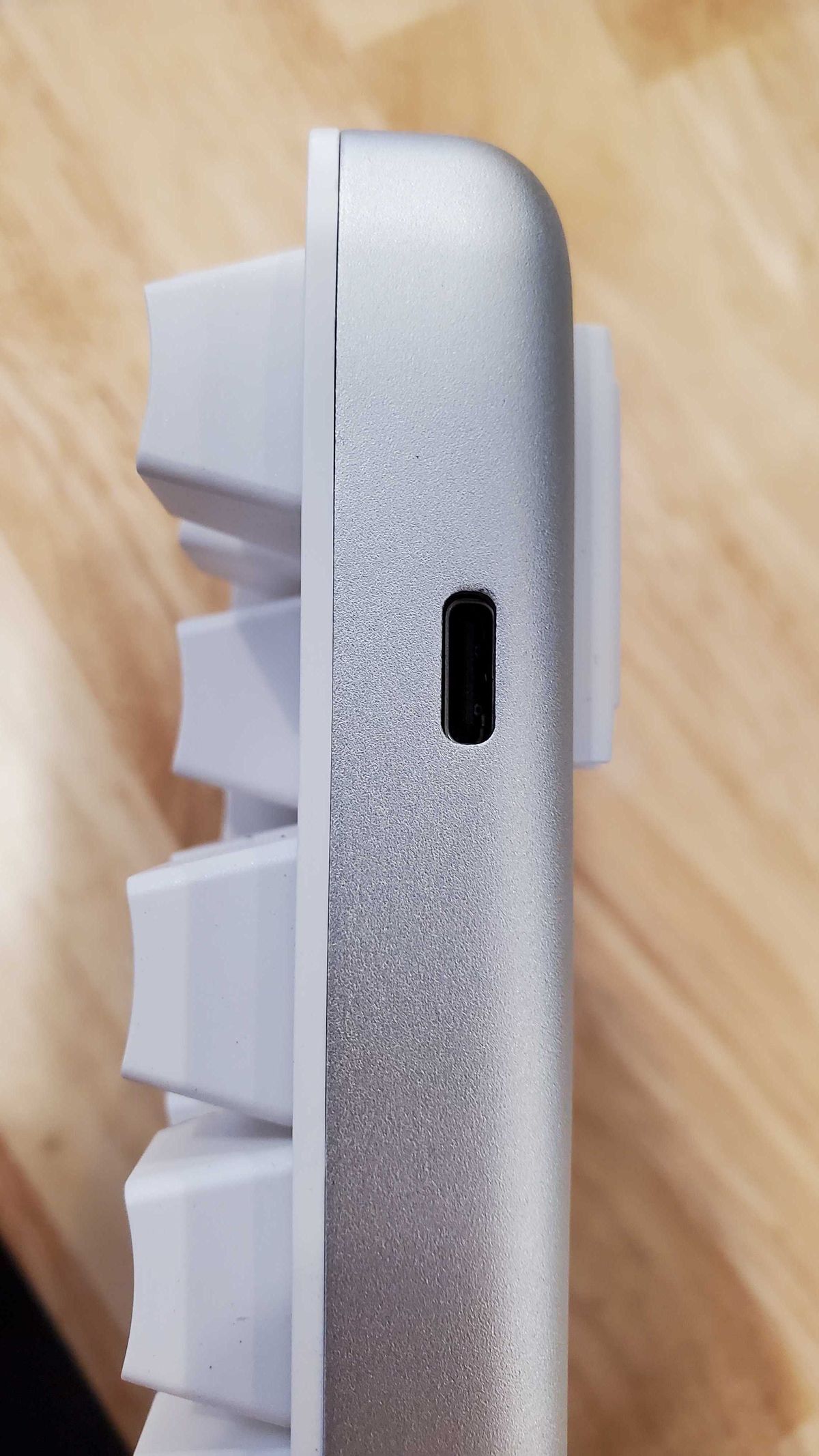 a white keyboard