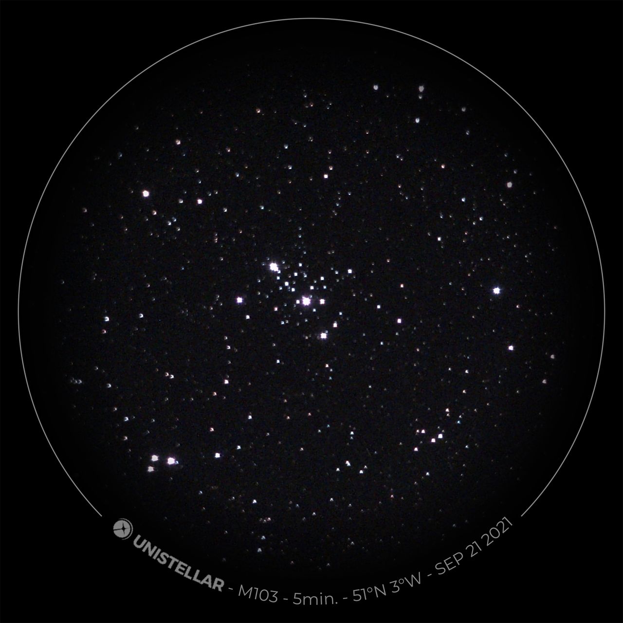 Astro photographs taken on the Unistellar eVscope 2