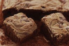 Double chocolate brownies