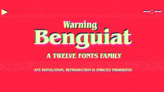 ITC Benguiat font sample