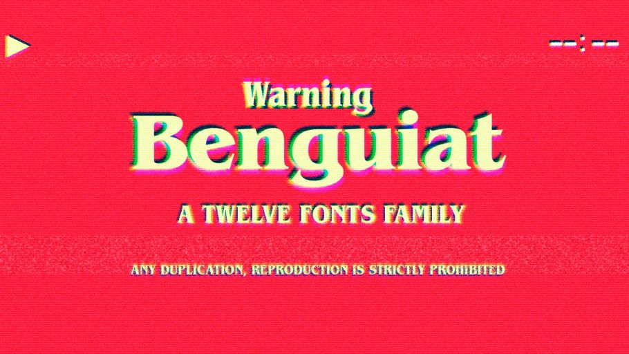 ITC Benguiat font sample