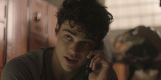 Noah Centineo talking on the phone
