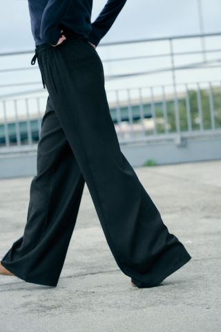 Soft Wide-Leg Trousers