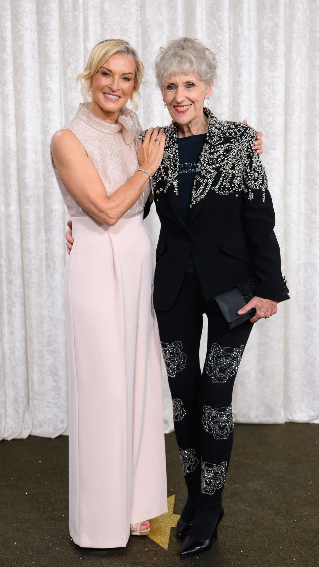 Gillian Taylforth and Anita Dobson attends the British Soap awards at Hackney Town Hall