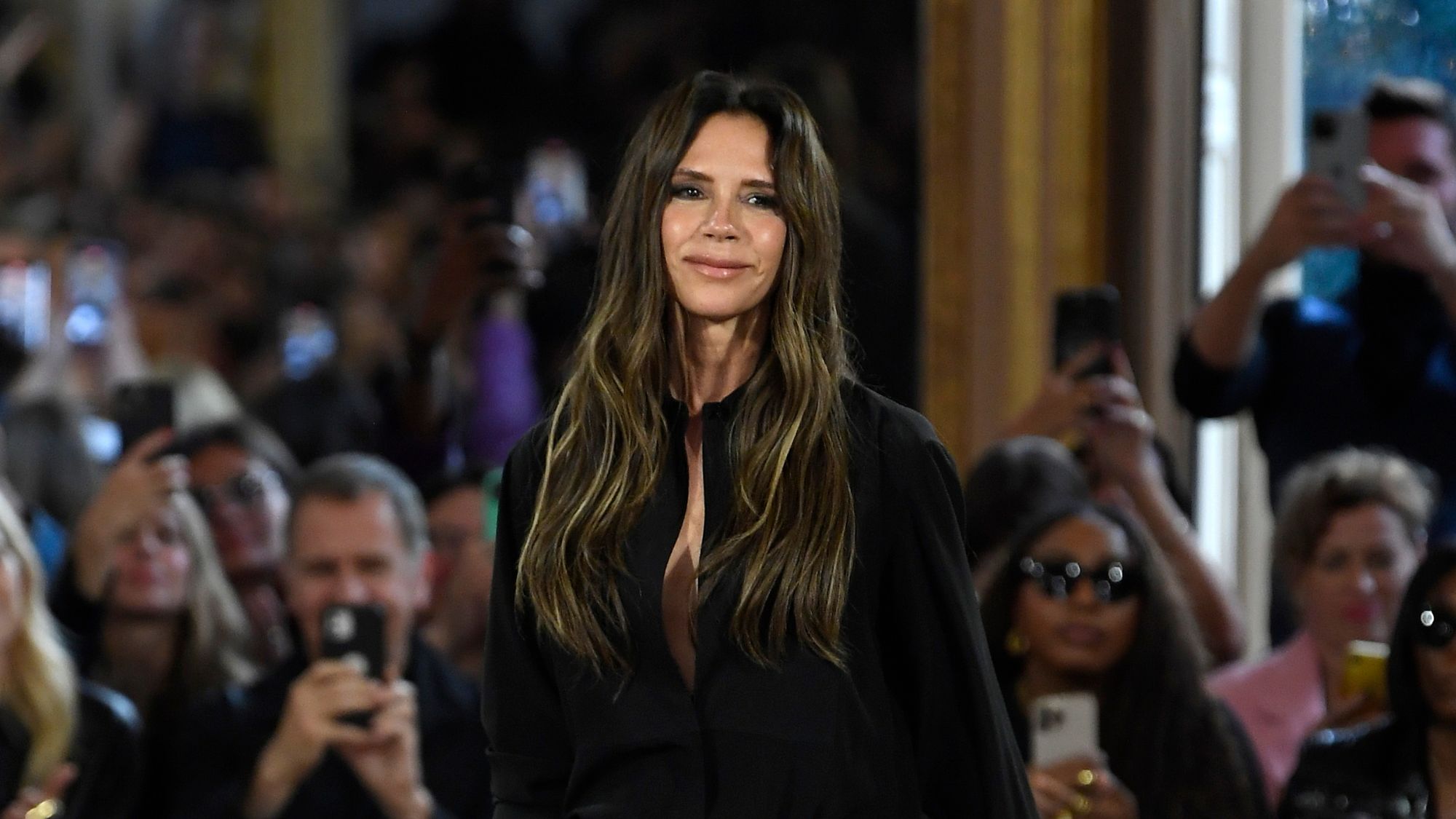 Victoria Beckham at her Ready To Wear Spring 2024 runway show