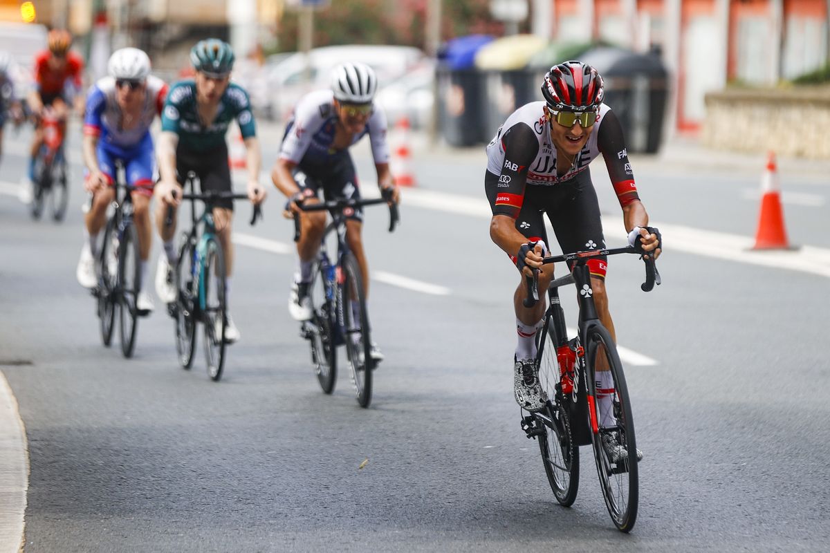 Vuelta Espana 2022 - 77th edition - 5th stage - Irun - Bilbao 187,2 km - 24/08/2022 - Marc Soler (ESP - UAE Team Emirates) - photo Luis Angel Gomez/SprintCyclingAgency&Acirc;&copy;2022