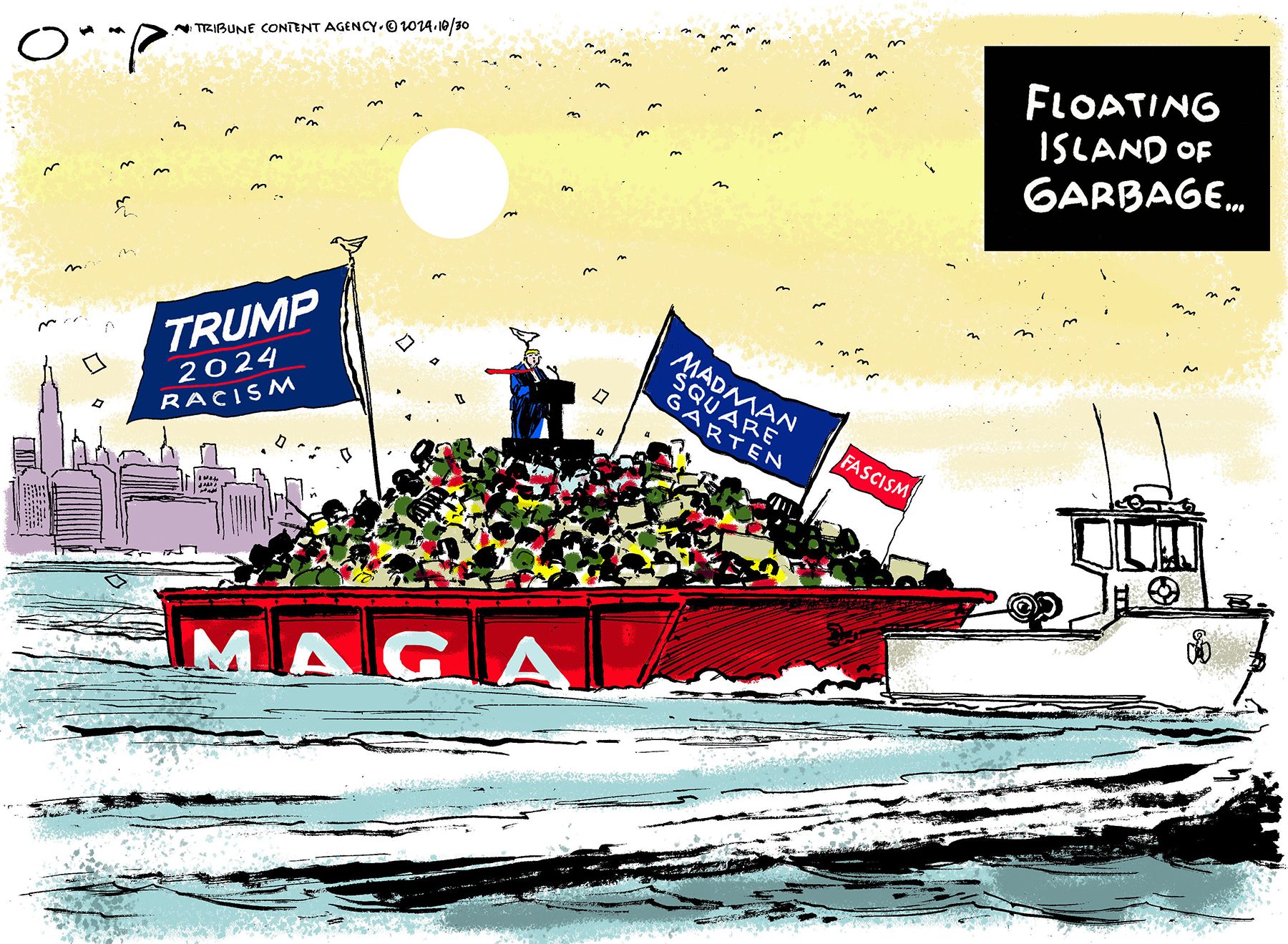 5 throwaway cartoons about garbage rhetoric | The Week