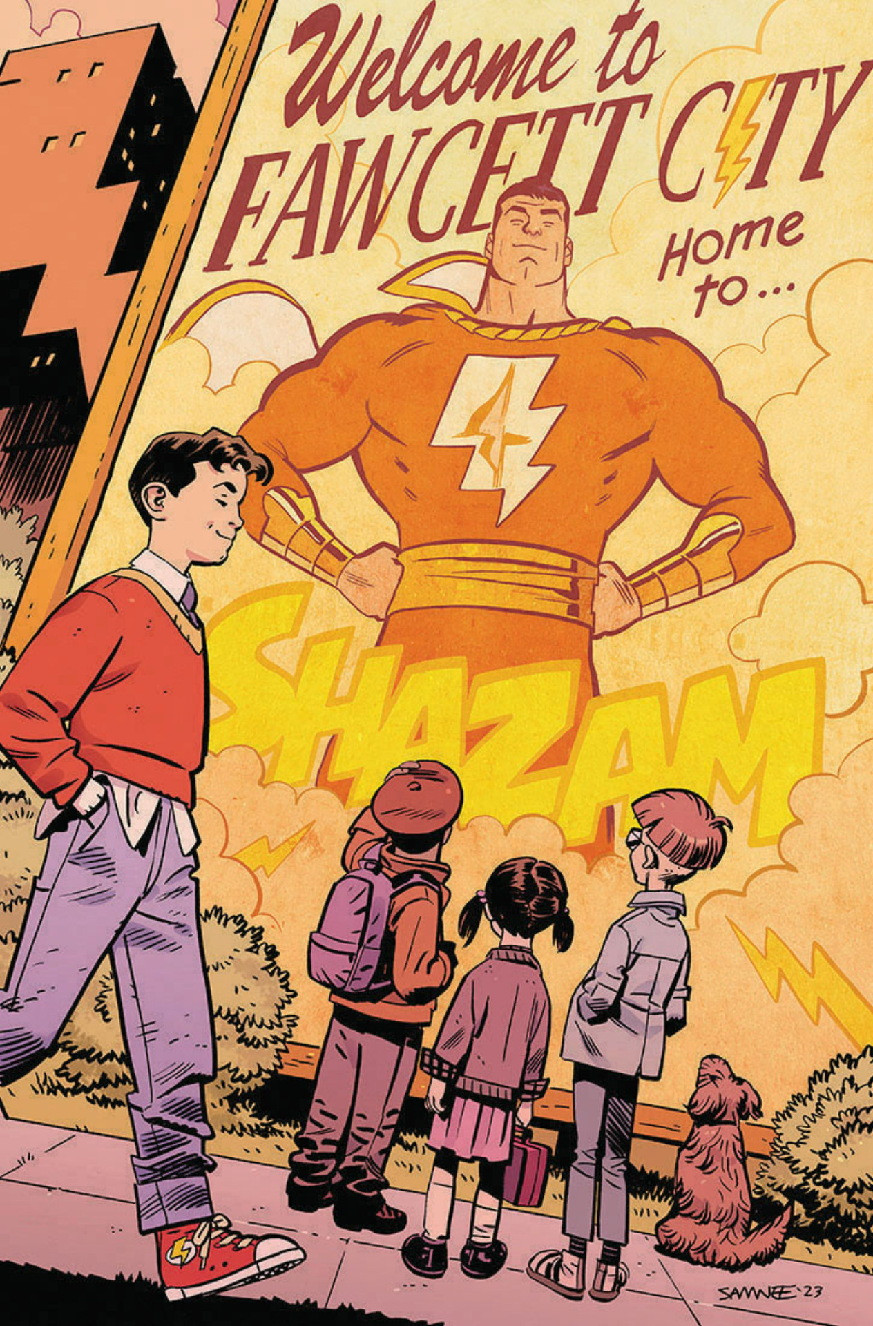 ¡Shazam!  #1 arte