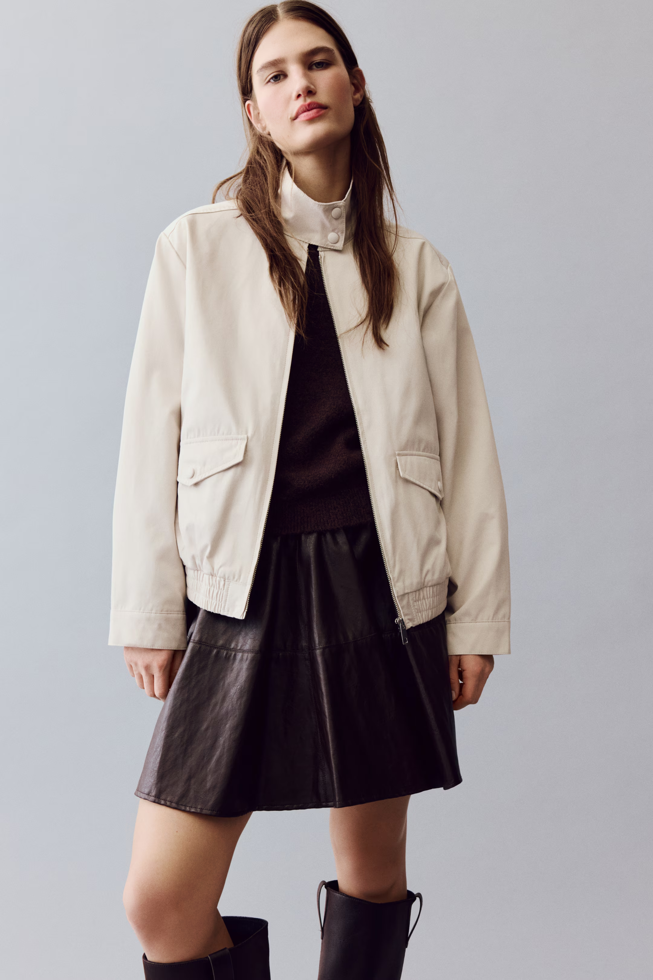 H&amp;amp;M, Chimney-Collar Jacket