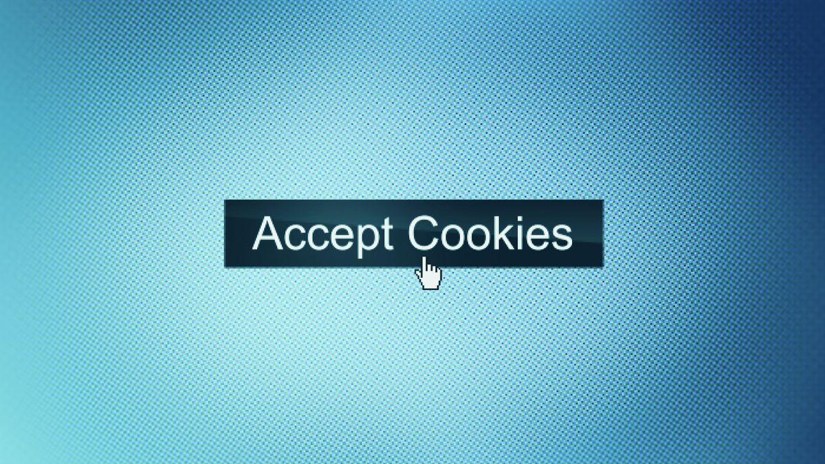 A mouse cursor hovering over an &amp;#039;Accept Cookies&amp;#039; button