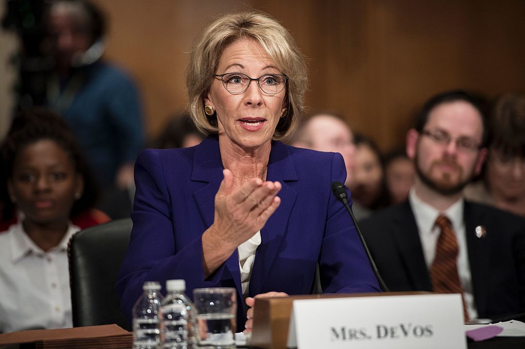 Betsy DeVos testifies at Senate confirmation hearing