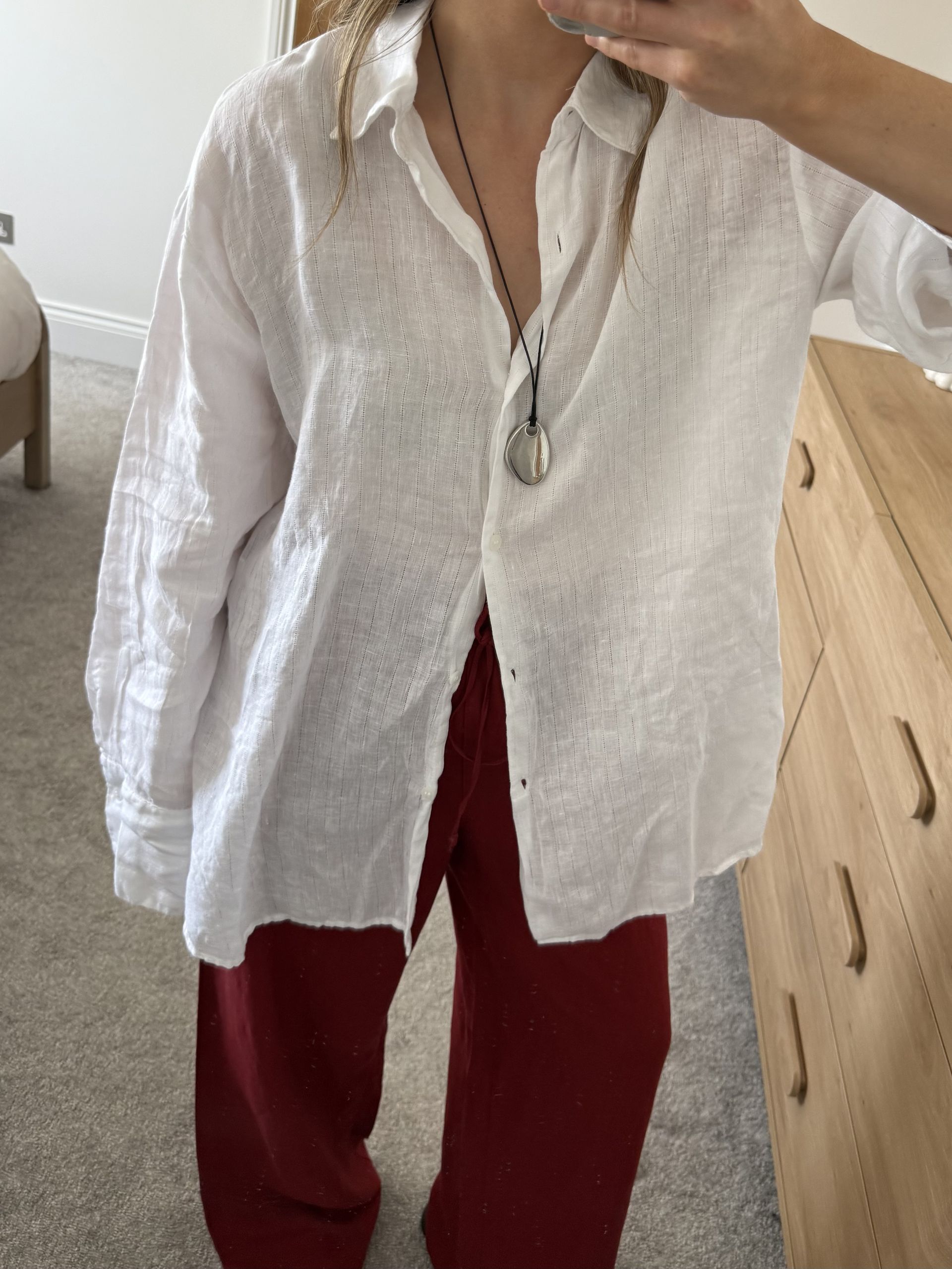 Emily Dawes wears H&amp;M linen