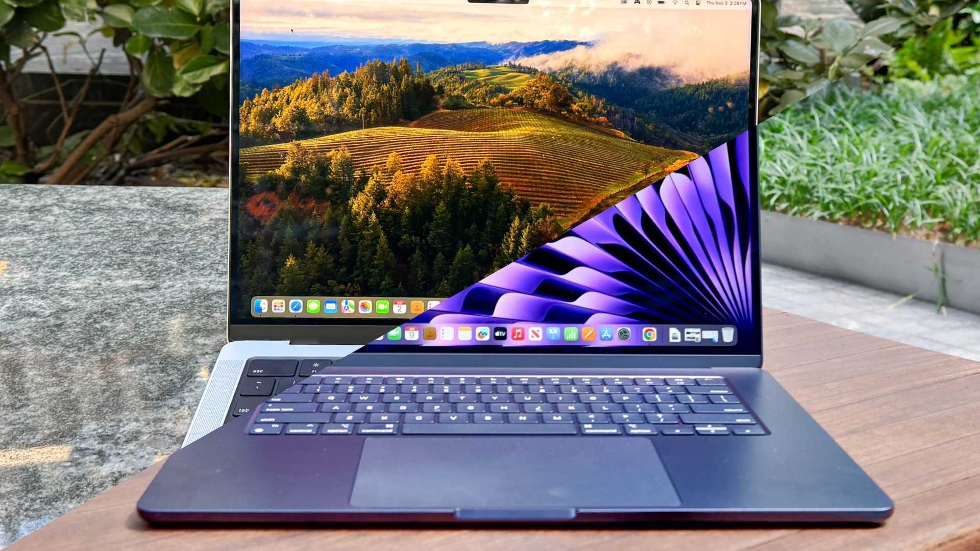 MacBook Pro M3 + MacBook Air 15-inch comp