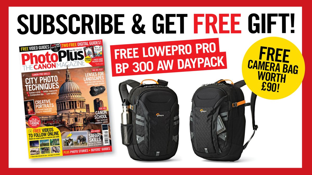 Image for PhotoPlus: The Canon Magazine new Sept issue no.195 out now – subscribe &amp; get a free daypack!