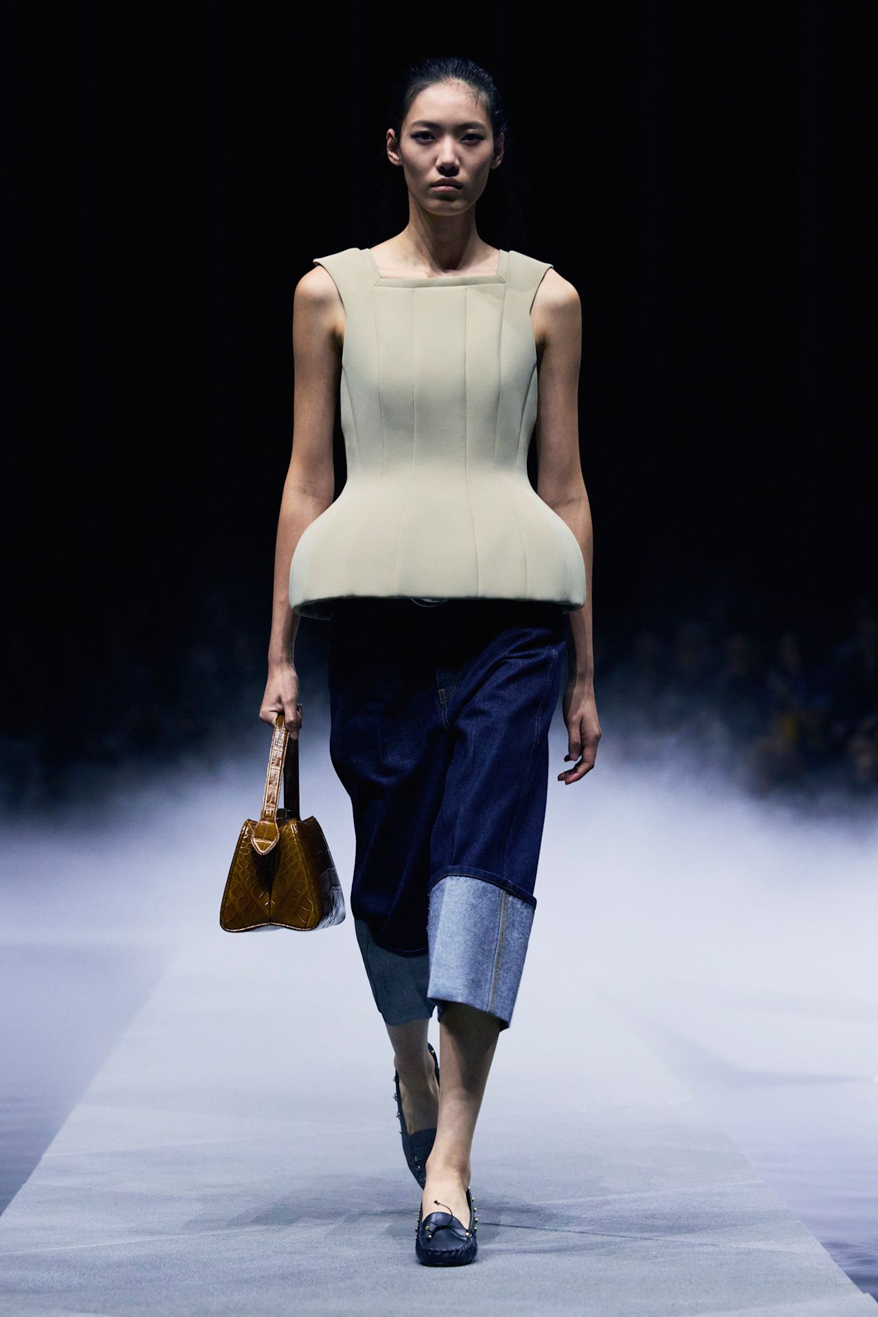 cuffed jeans at Khaite Spring 2026