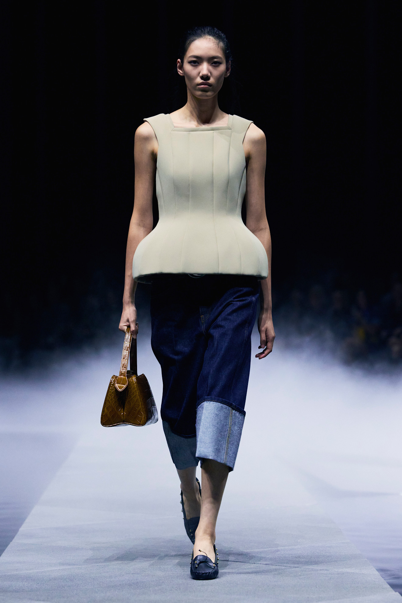 cuffed jeans at Khaite Spring 2026