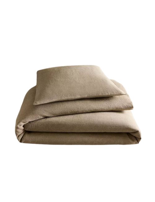 Plain Faded Linen Bedspread