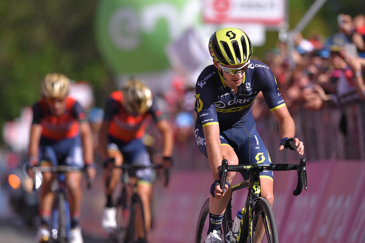 Adam Yates finished sixth on the Giro d'Italia's 14th stage.