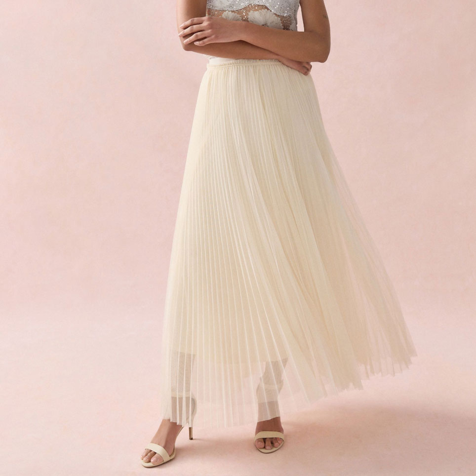 Next pleated skirt