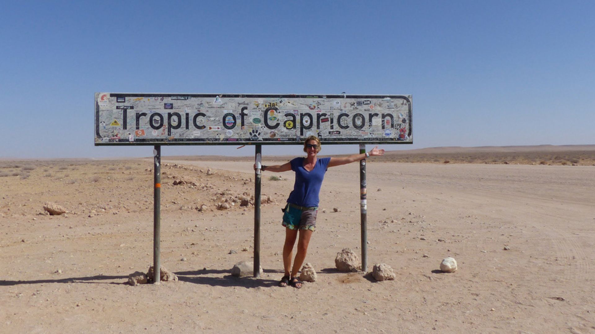 Sue Ross at the Tropic of Capricorn