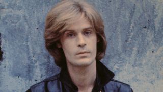 Daryl Hall of Hall and Oates, posed outside of the TopPop Studio Hilversum, Netherlands, January 1976. (Photo by Gijsbert Hanekroot/Redferns)