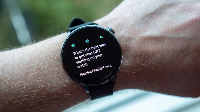 Asking a question on the WristAnswers app on a OnePlus Watch 3 43mm