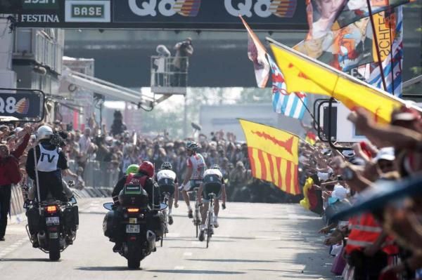 Where were you? Philippe Gilbert (Omega Pharma-Lotto) wins Liege-Bastogne-Liege.