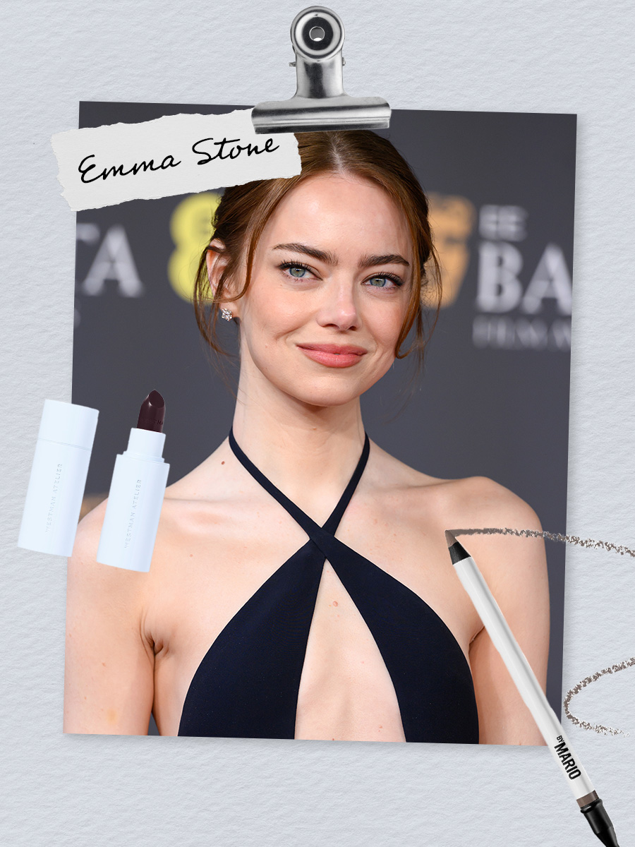 Emma Stone attends the 2026 EE BAFTA Film Awards at The Royal Festival Hall on February 22, 2026 in London, England.