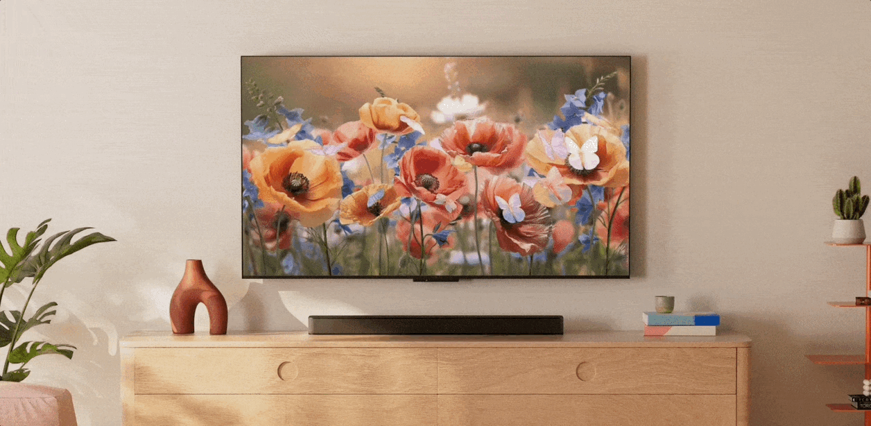 Interactive Art on an Amazon Fire TV Omni Mini-LED