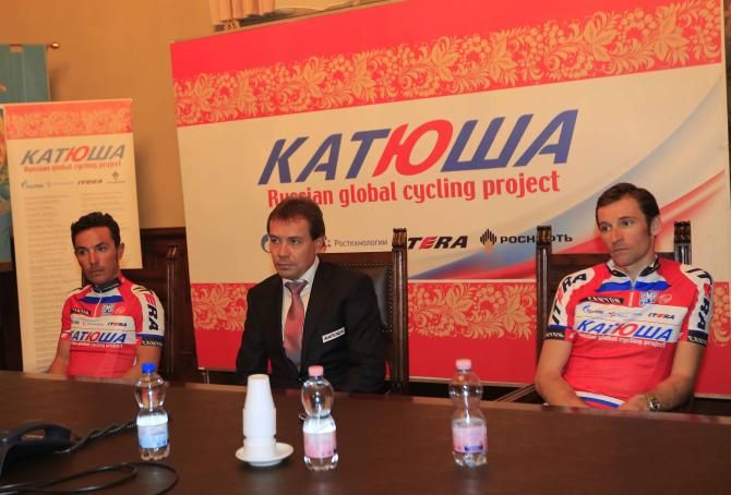 Joaquim Rodriguez, Viatcheslav Ekimov and Denis Menchov react to another question about Katusha's exclusion from the WorldTour.