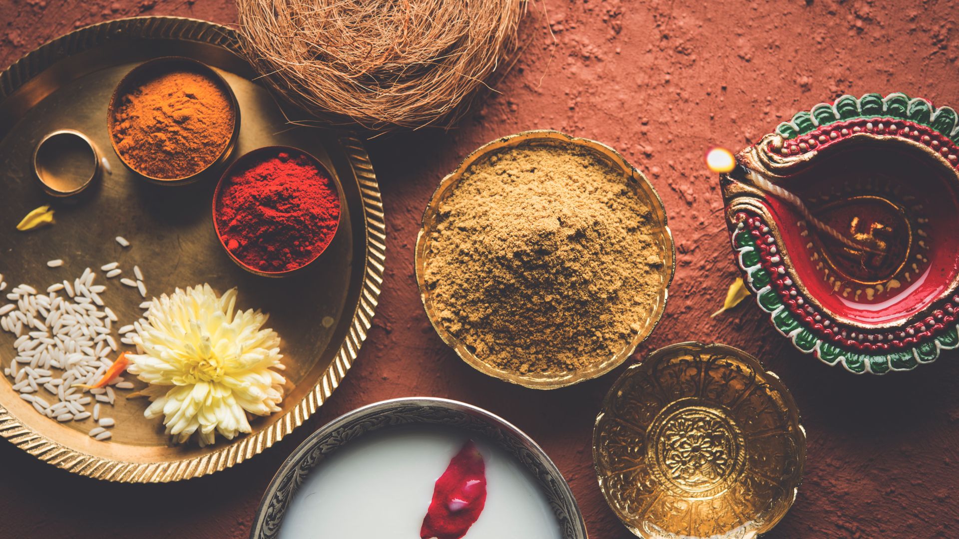 Udvartana powders and oils