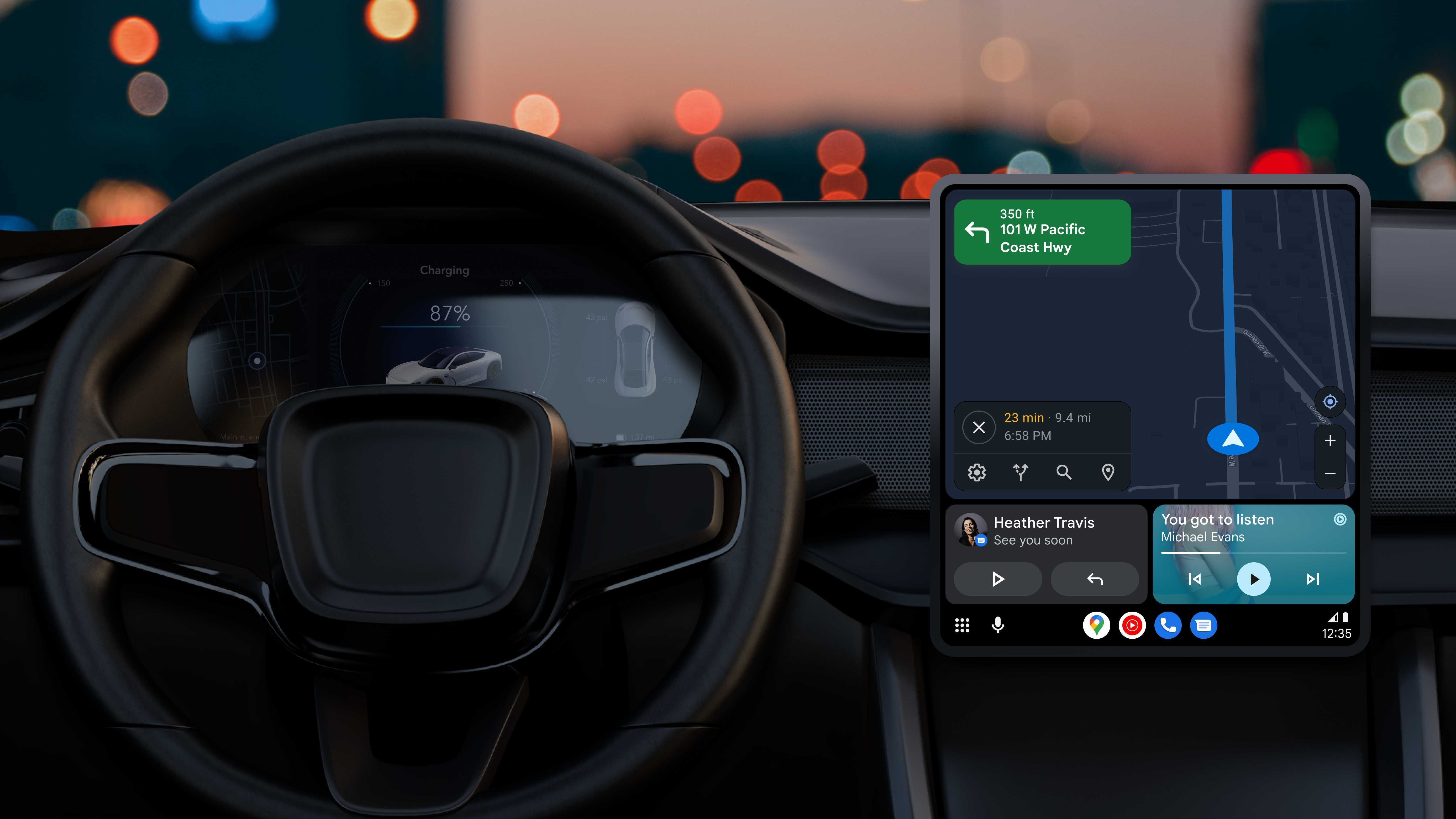 Android Auto Coolwalk redesign
