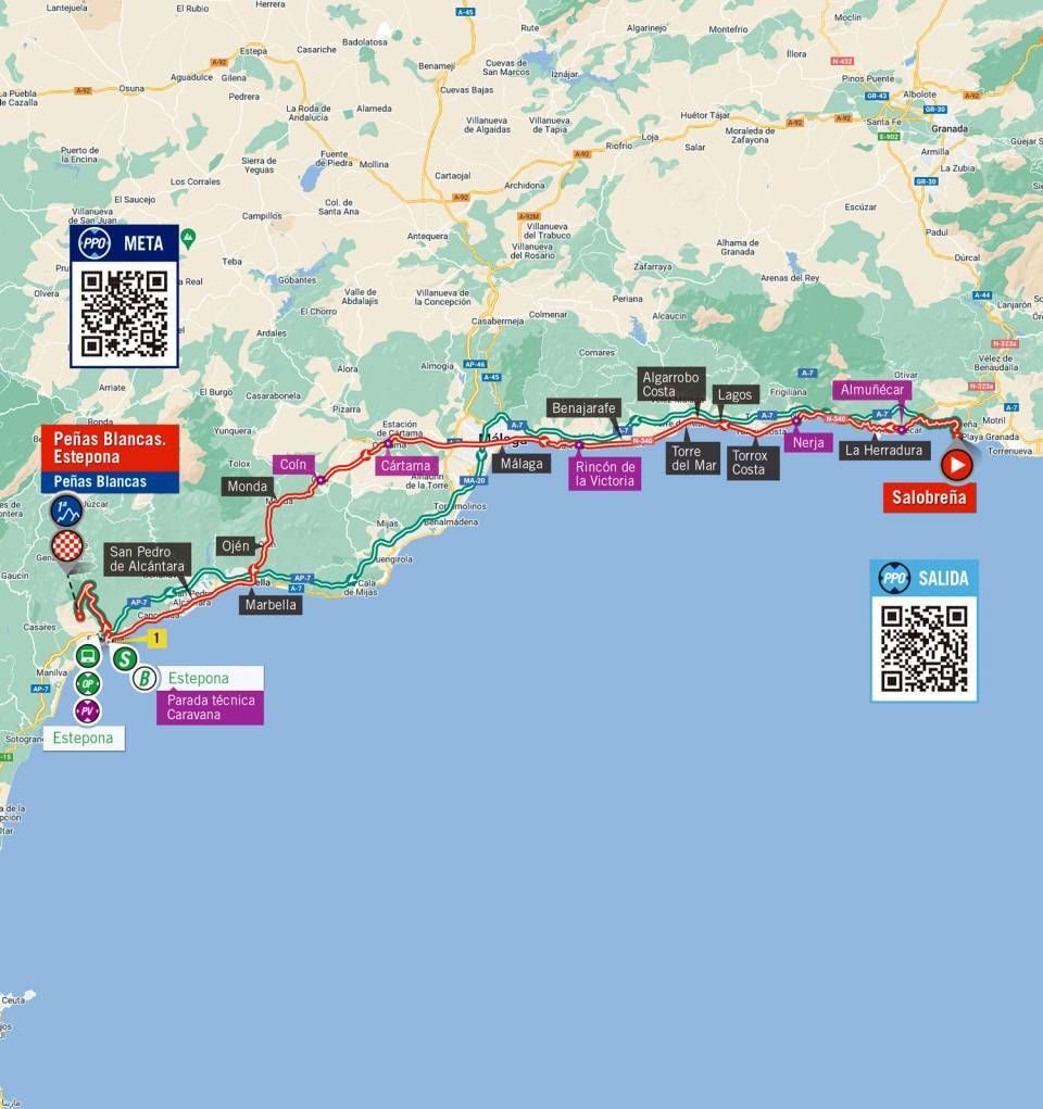 Maps and profiles of the 2022 Vuelta a Espana stages