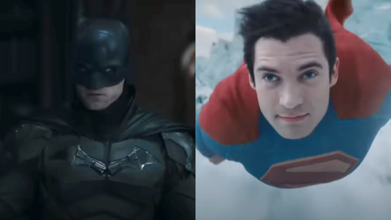 Robert Pattinson in The Batman and David Corenswet in Superman