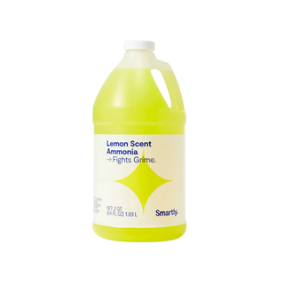 A bottle of lemon scented ammonia