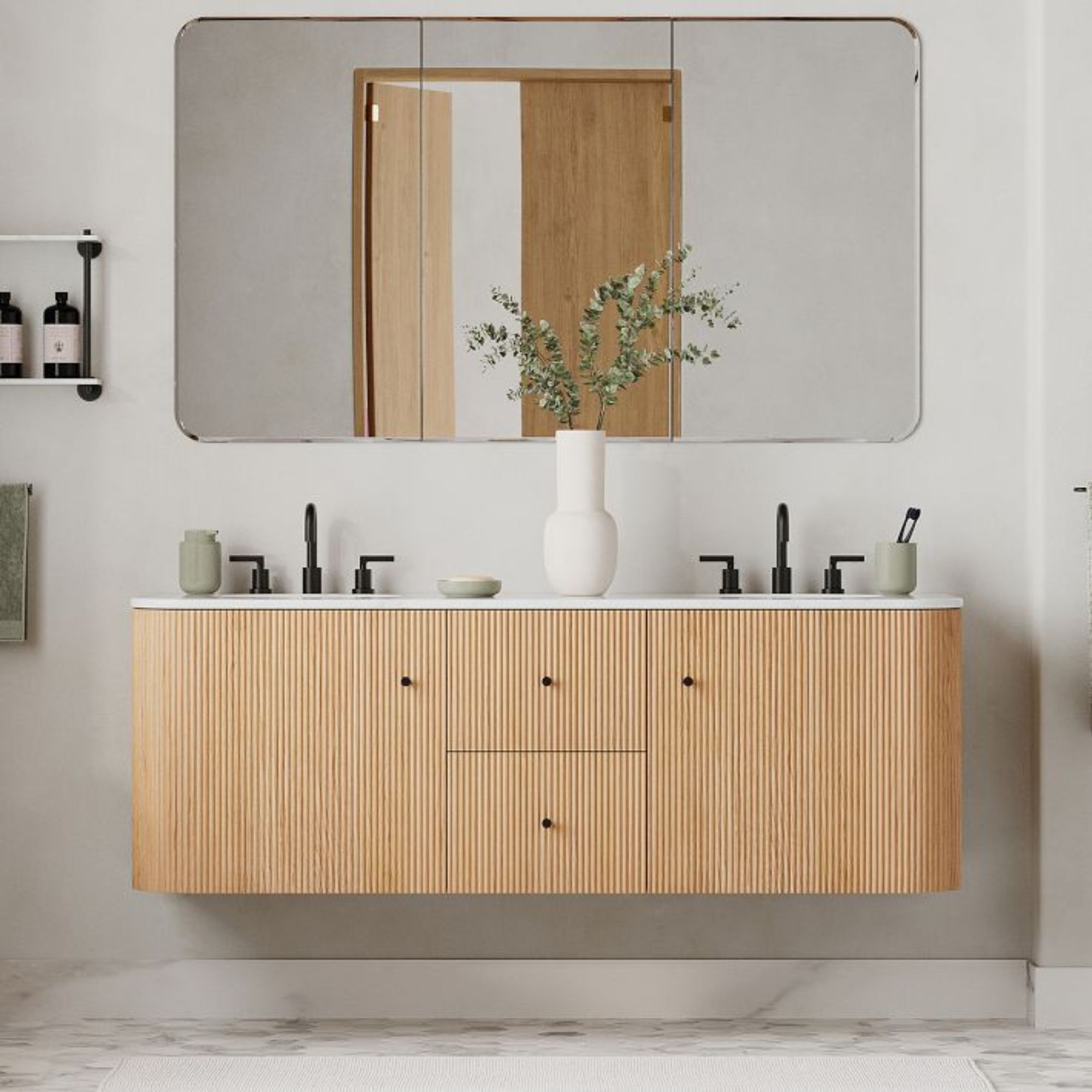 Ellington Floating Double Bathroom Vanity