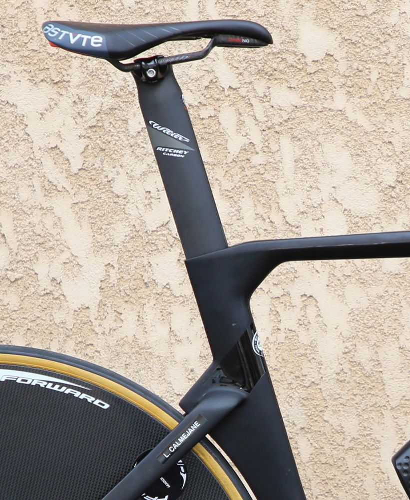 The seat stay area