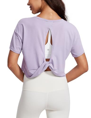 Open Back Crop Top