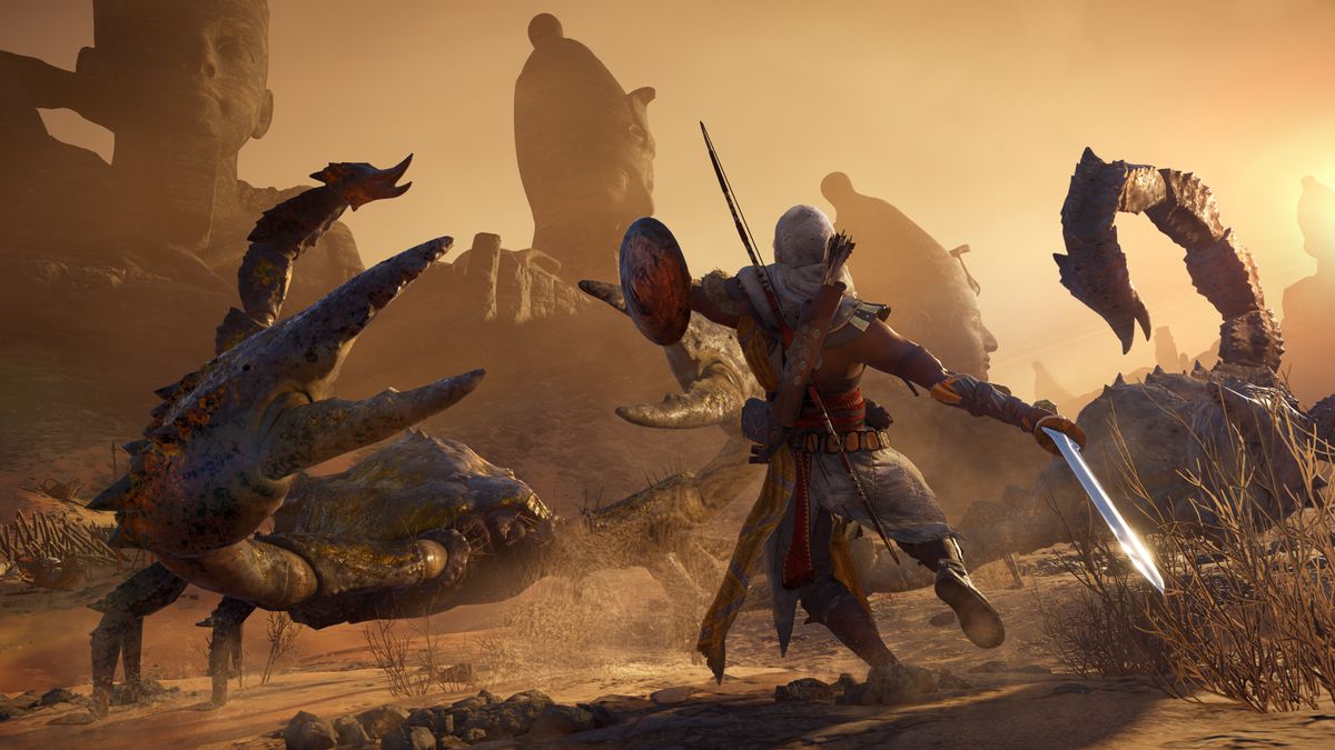 Assassin's Creed Origins New Footage Shows High Level Gameplay