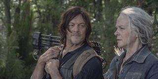 Daryl and Carol in The Walking Dead.